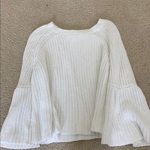 Vestique bell sleeved sweater
